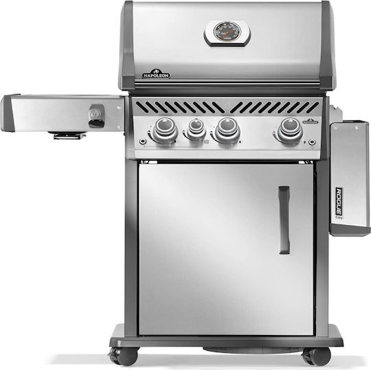 Napoleon Rogue PRO 425 SIB Газово Барбекю Чугунена Решетка 60брx46брсм. с 4 бр 16.41кВт и Инфрачервен Нагревател