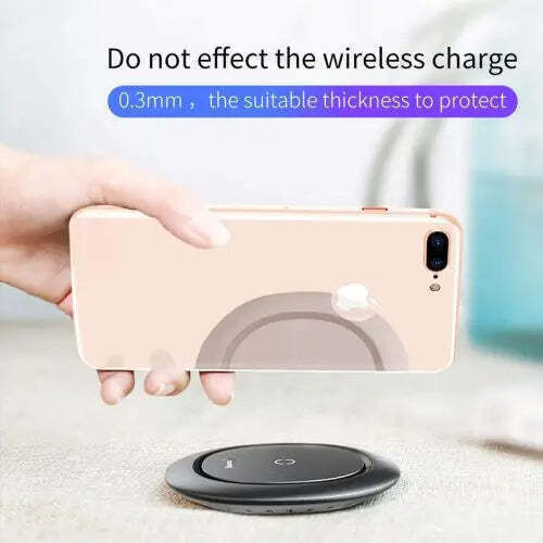 Baseus 4D Arc Glass 0.3mm Back Protection for iPhone 8/7 Plus In Gold Colour