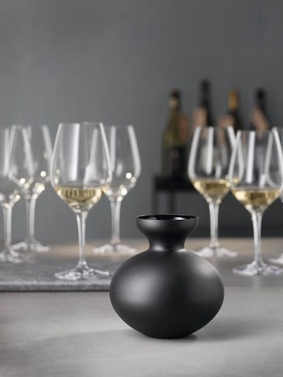 Spiegelau Glass Vase Black 12.8x13cm