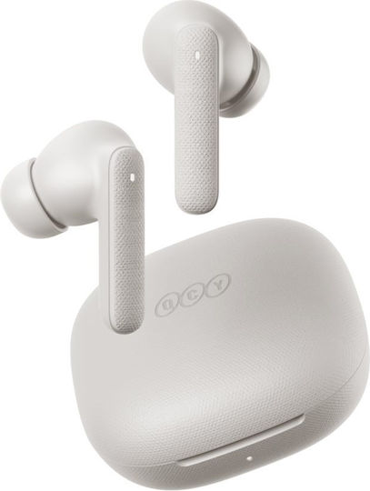 QCY Buds (QT43) Bluetooth Handsfree Earphones with Sweat Resistance and Charging Case White