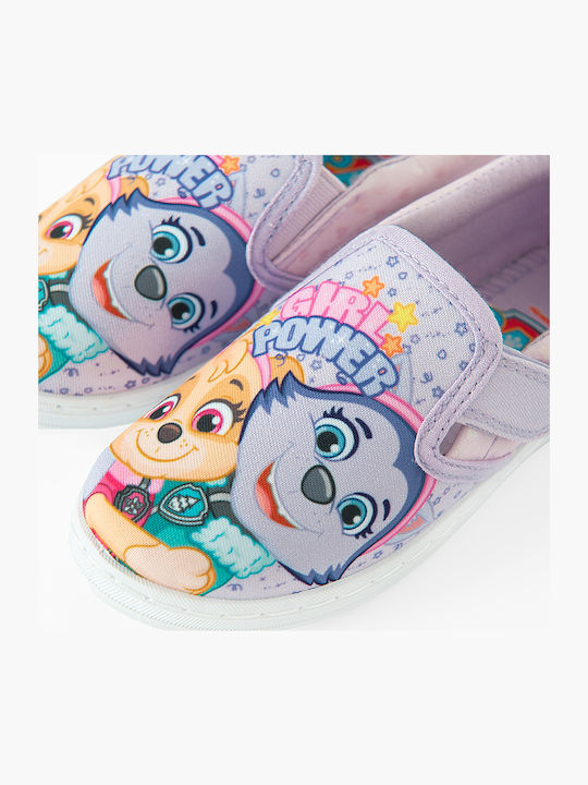 Paw Patrol Παιδικά Sneakers Slip-on Μωβ