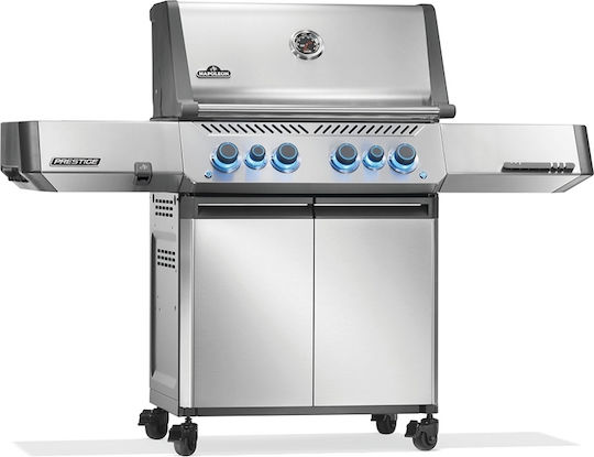 Napoleon Prestige V 500 RSIB Gasgrill Rost 71cmx46cmcm mit 5 cm 23.50kW und Infrarotbrenner