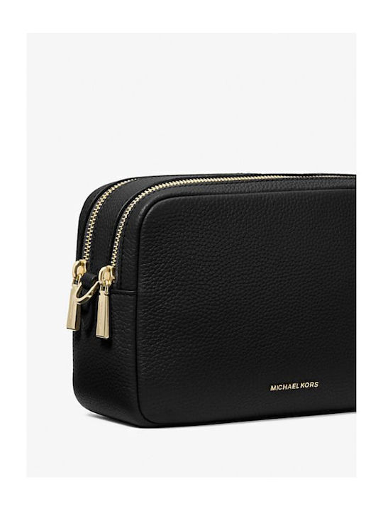 Camera De piele Geantă de damă Crossbody Neagră