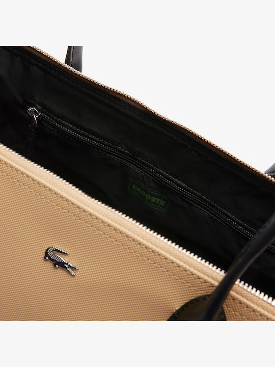 Women's Bag Shopper Shoulder Beige