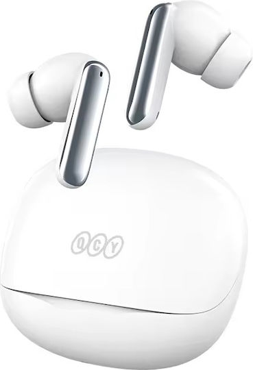 QCY Melobuds N50 Bluetooth Handsfree Earphones with Sweat Resistance and Charging Case White