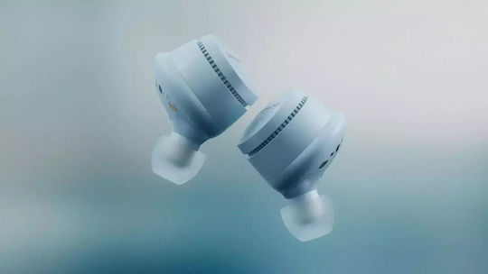 Bowers & Wilkins Pi6 In-Ear Bluetooth-Freisprecheinrichtung Kopfhörer mit Schweißresistenz und Ladeetui Glacier Blue