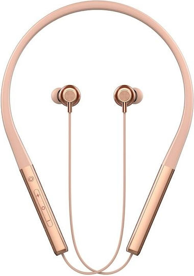 Ldnio N01 In-ear Bluetooth Handsfree Ακουστικά Ροζ Χρυσό