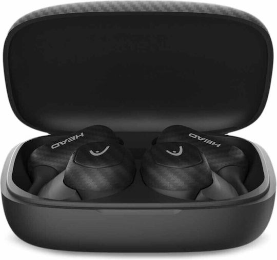 Head HDTW02 Open Ear Bluetooth Handsfree Earphones with Sweat Resistance and Charging Case Black
