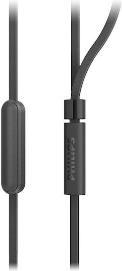 Philips TAE1105 TAE1105BK/00 In-ear Handsfree Ακουστικά με Βύσμα 3.5mm Μαύρο