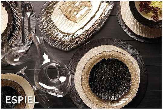 Glass Plate Anthracite 21cm Modern Design Elegant Serving Ramos Espiel Hor1117 00038005