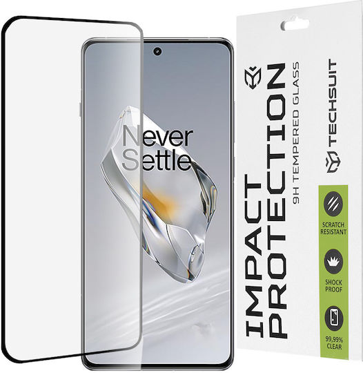 Techsuit Full Glue Full Face Tempered Glass Μαύρο (OnePlus 13R)