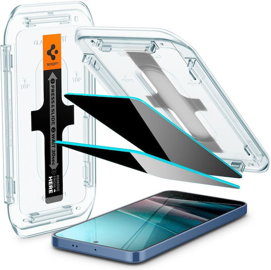 Spigen Glas.TR Ez Fit Privatsphäre Gehärtetes Glas 2Stück (Galaxy S24+ Plus / S25+ Plus)