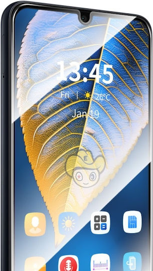 Panzerglas Vollabdeckung Displayschutz für Samsung Galaxy A16 5G Schwarz
