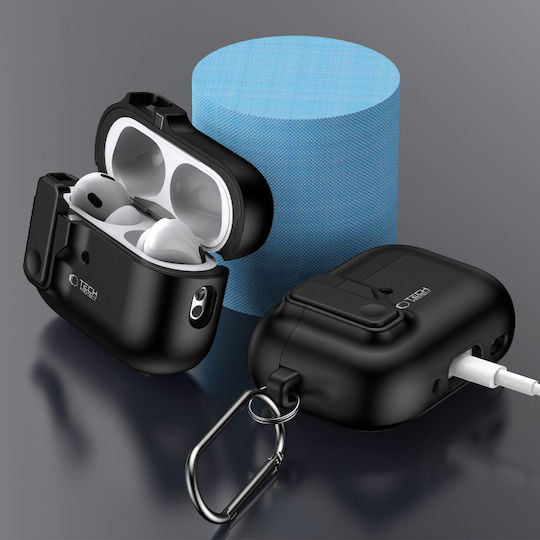 Tech-protect Slim Hook Apple Airpods Pro 1 2 Black