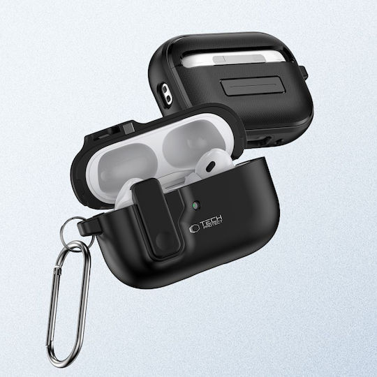 Tech-protect Slim Hook Apple Airpods Pro 1 2 Black