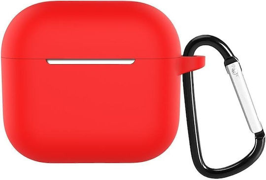 Yesplus YS-1804 Θήκη Σιλικόνης σε Κόκκινο χρώμα για Apple AirPods 3