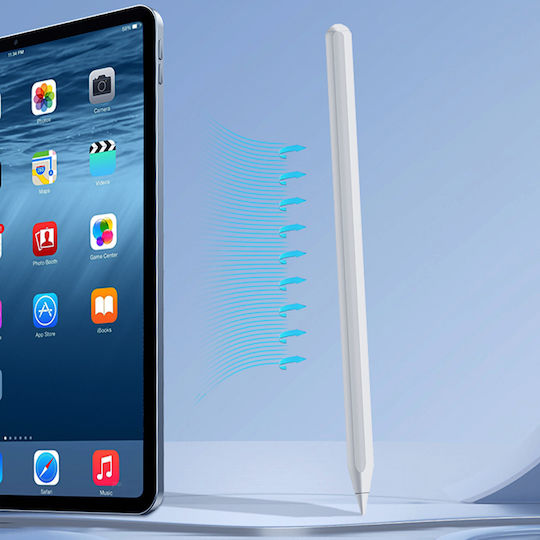 Techsuit AC20-Pro Стилус Пен с Palm Rejection за iPad в Бял цвят