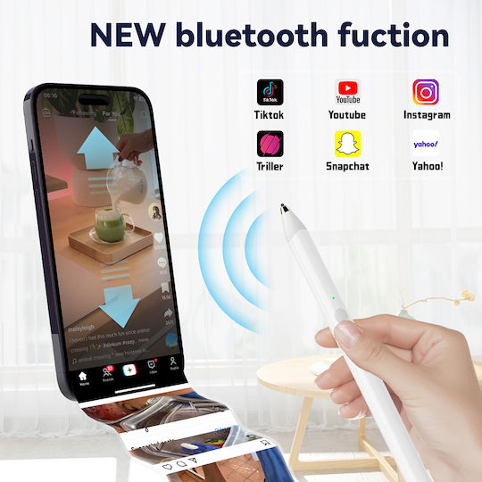 Techsuit UA20 Digital Touch Pen in Weiß Farbe