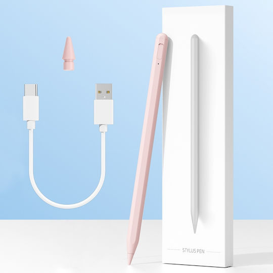 Techsuit Ac10sh Ψηφιακή Γραφίδα Αφής με Palm Rejection για iPad σε Ροζ χρώμα