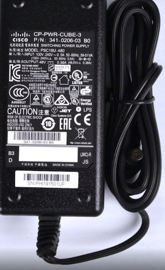 Cisco CP-PWR-CUBE-3 Τροφοδοτικό