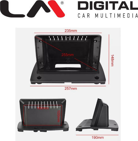 LM Digital Panoul ușii 1 Din Compatibilă cu Ecranul 9" Universal