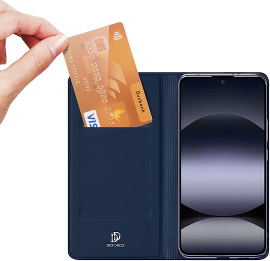 Dux Ducis Skin Pro Series Book Δερματίνης / Σιλικόνης Μπλε (Redmi Note 14 4G)