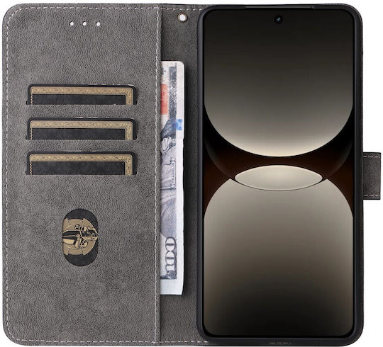 Mad Mask Back Cover Leather Magnetic Black (Realme GT 7 Pro)
