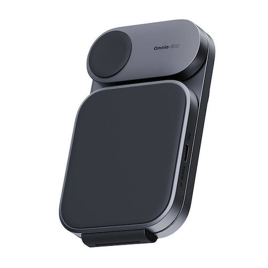 Aukey Ασύρματος Φορτιστής Qi2 15W Power Delivery Μαύρος (MagFusion Z)