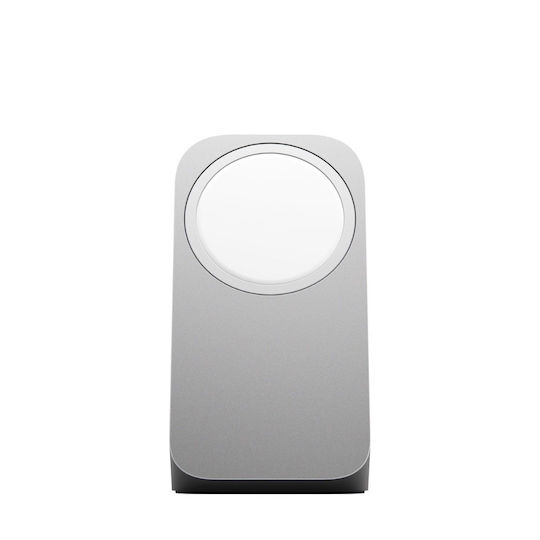 Nomad Φορτιστής Magsafe 15W Ασημί (Stand One 2nd Gen)
