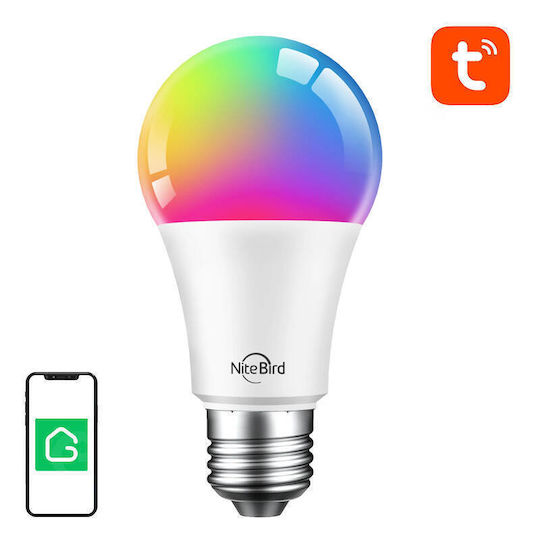 Gosund Bec Smart LED 8W pentru Dulie E27 și Formă A19 RGB 800lm Reglabil în intensitate