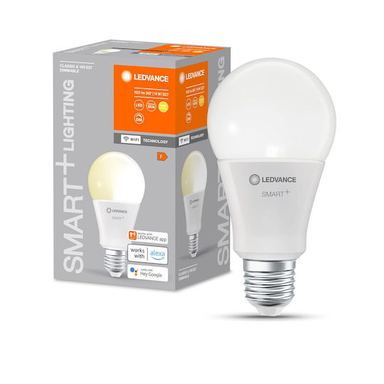 Ledvance Smart Λάμπα LED 14W για Ντουί E27 και Σχήμα A100 Dimmable