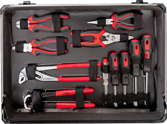 Airpress Valiza cu 127 Set de scule de electrician
