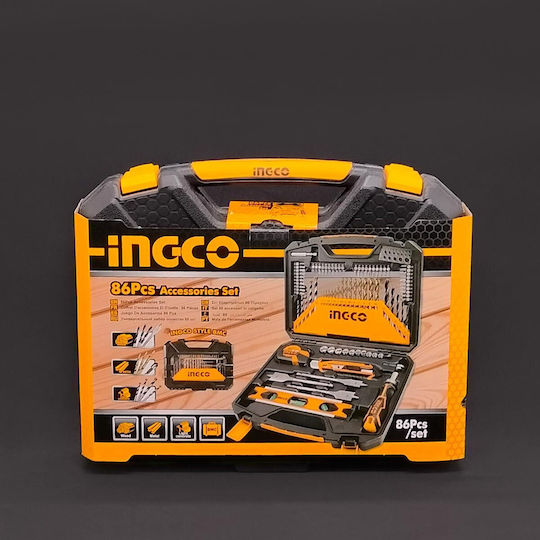 Ingco HKTAC010861 Tool Case with 86 Tools | Skroutz.mt
