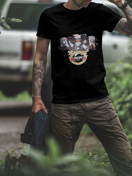 Band Graphic Guns N' Roses Logo T-shirt