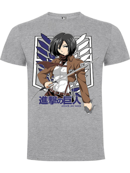 Attack on Titan Anime-Charakter T-Shirt