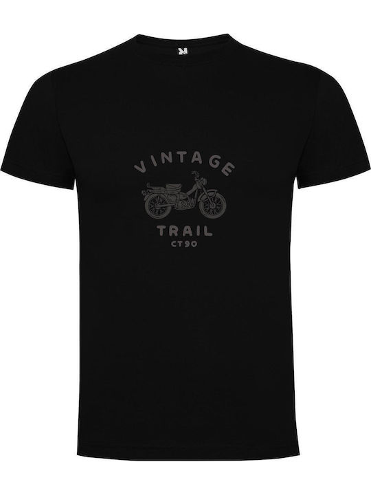 Vintage Retro Motorcycle Art Tshirt