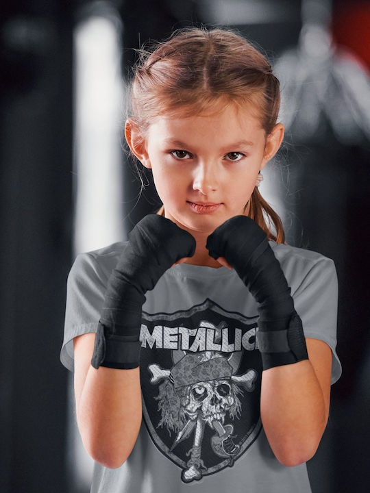 Tricou Metallica cu emblema craniu