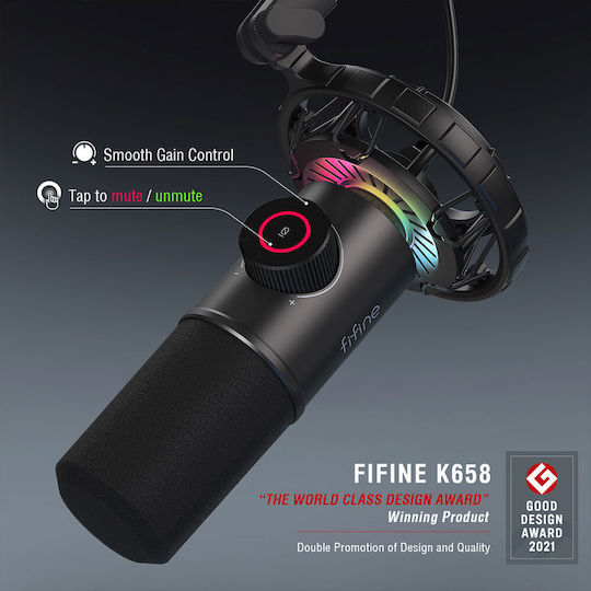 Fifine K658 Σετ Δυναμικό Μικρόφωνο για Φωνητικά