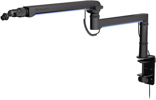 Endorfy Broadcast Low Profile Rgb Microphone Arm Head Weight 2 Kg