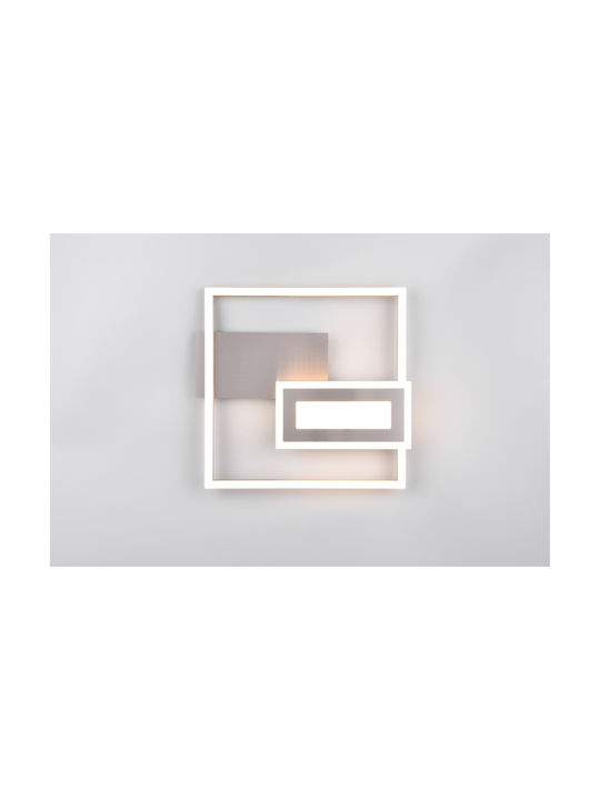 Trio Lighting Deckenleuchte Silber mit Integrierter LED