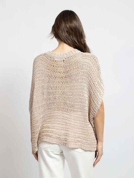 Damen Bluse Beige