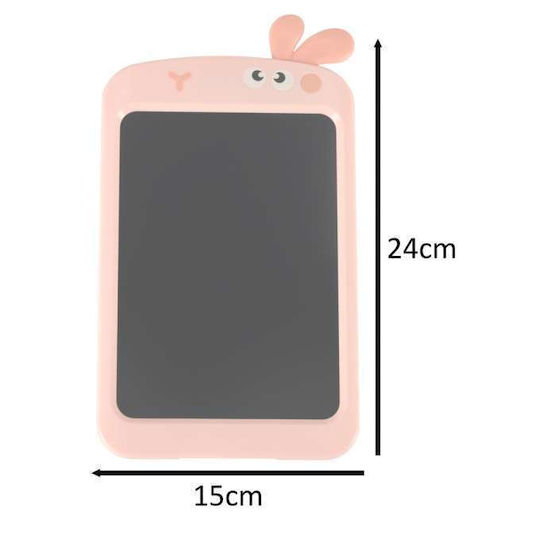 Graphic Tablet Writing Drawing 8.5" Rabbit Model Pen 26 X 15 X 1 Cm Pink