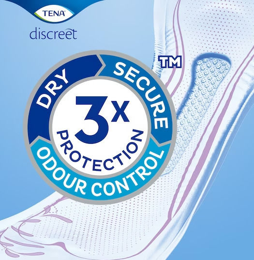 Tena Lady Maxi Women's Incontinence Pad Normal Flow 5.5 Drops 12pcs
