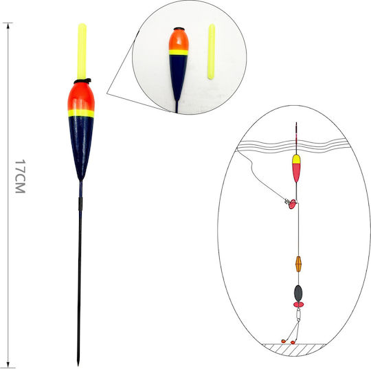 Plută de pescuit Tpster-022 1.5g 17cm 38181