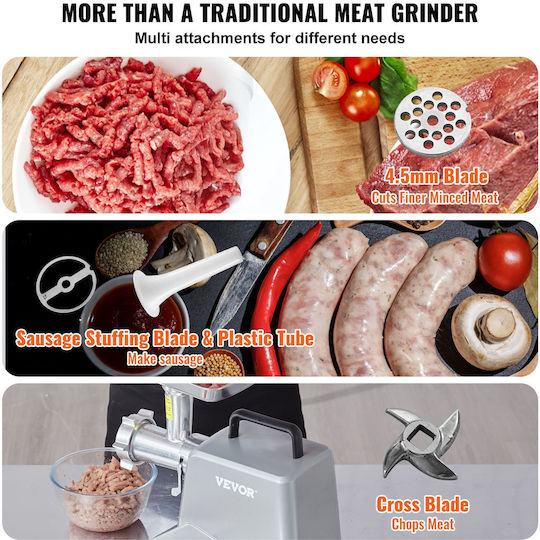 Vevor Commercial Meat Grinder SYTMDDJRJSYSLBANTV2