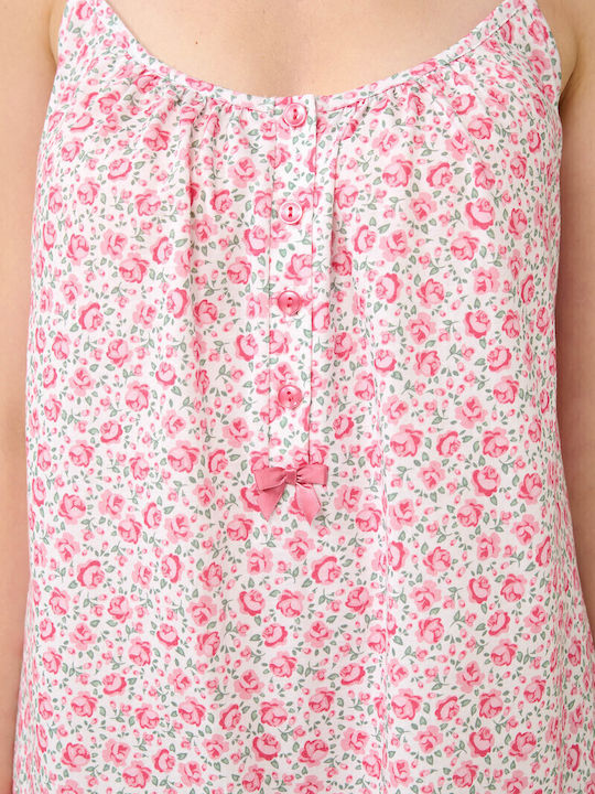 Vamp Sommer Damen Nachthemd Pink Dove