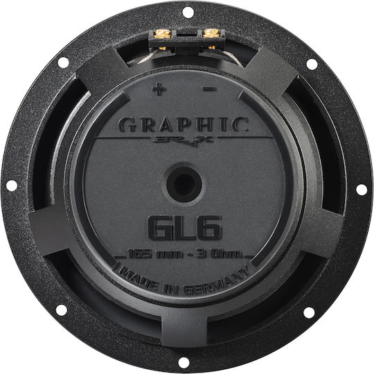 Brax Auto-Lautsprecher Graphic GL6 MK2 6.5" mit 100W RMS (Tieftöner)