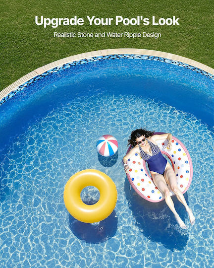 Vevor Round Pool Liner 21ft Unibead Style Pool Liner 52in Wall Height