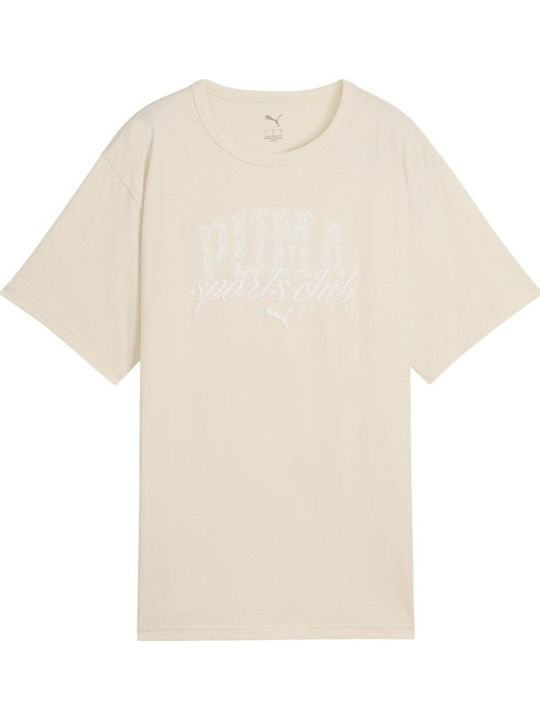 Damen T-Shirt Beige