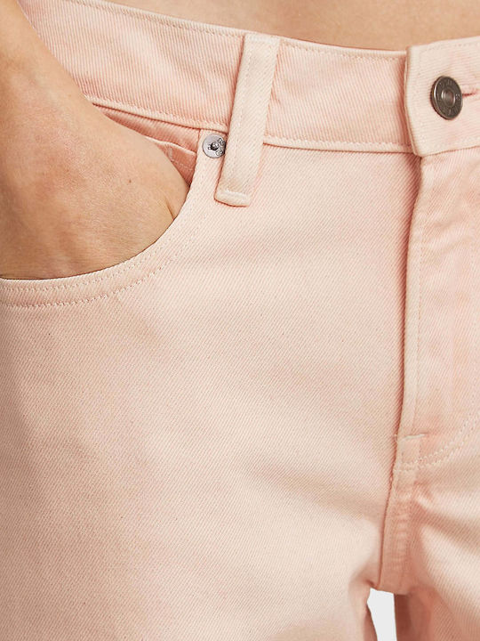 Low Waist Women's Jean Pants in Straight Leg Style Peach D26163 D300 H153